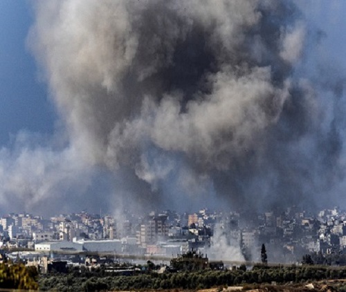Israel bombs Gaza