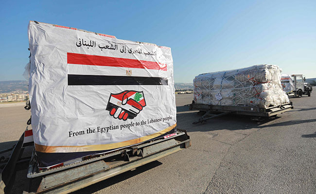 Egyptian aid to Lebanon