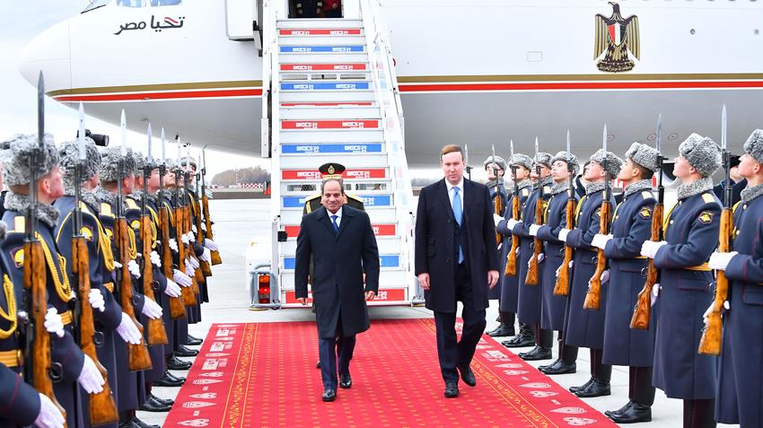 Sisi arrives in Kazan