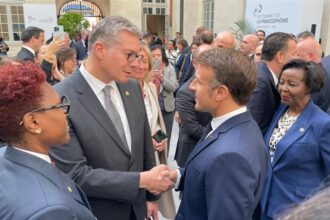 Minister Karim Badawy and President Macron