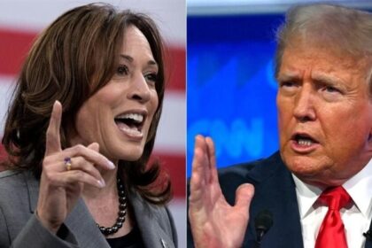 Harris and Trump