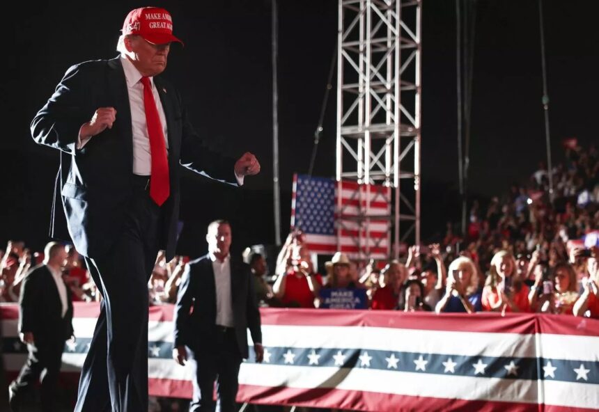 Trump rally California