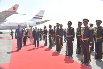 Sisi arrives in Asmara