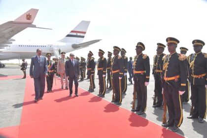 Sisi arrives in Asmara