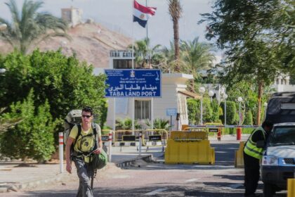 Taba border crossing, Egypt