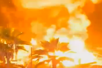 Israel bombs tents in Gaza