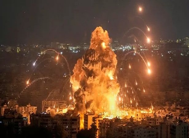 Israel bombs Beirut