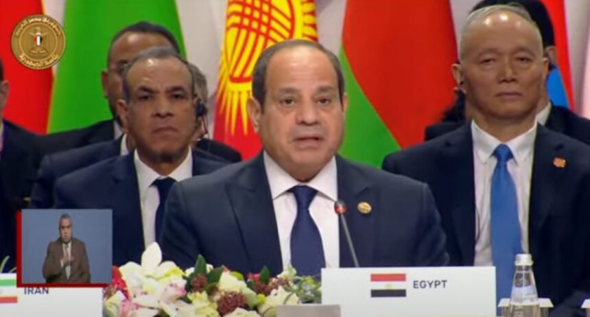 Sisi, Speech BRICS