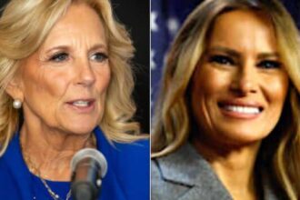 Melania Trump and Jill Biden