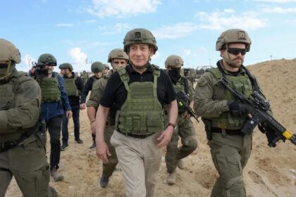 Netanyahu in Gaza