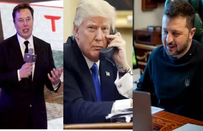 Elon Musk, Donald Trump, Zelenskyy