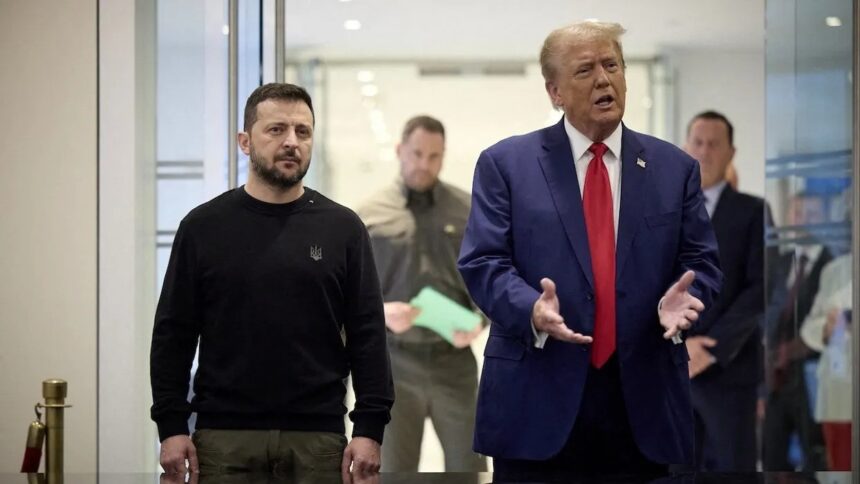 Trump and Zelensky