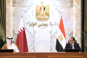Qatari and Egyptian Prime Ministers
