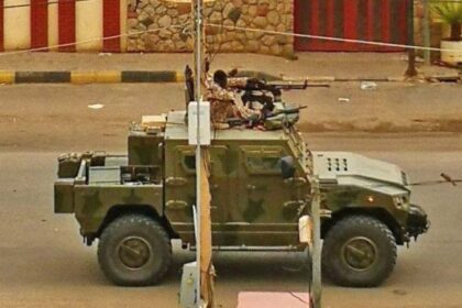 French UAE armored vehicle in Sudan