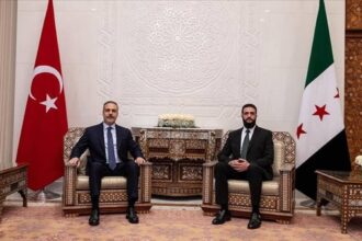 Ahmed Al Sharaa and Hakan Fidan