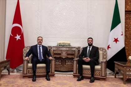 Ahmed Al Sharaa and Hakan Fidan