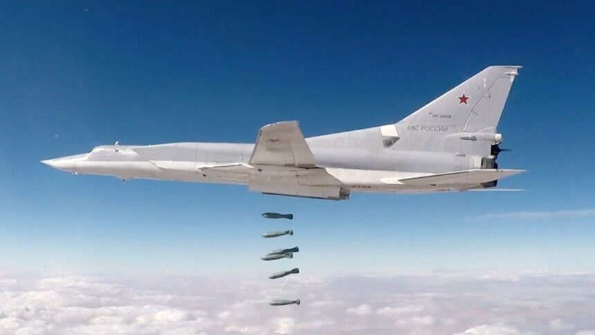 Russian bombardment in Syria