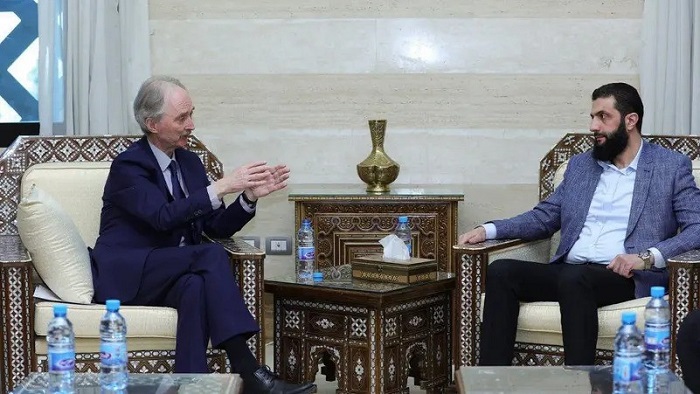 Al-Sharaa meets Pedersen