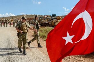 Turkish troops