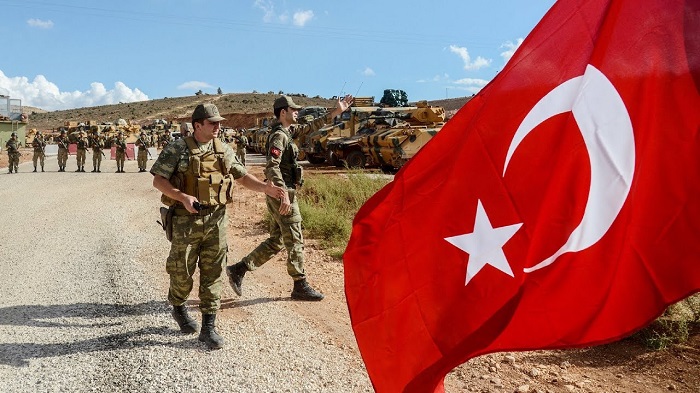 Turkish troops