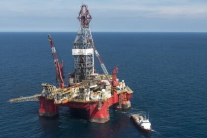 Offshore gas drill