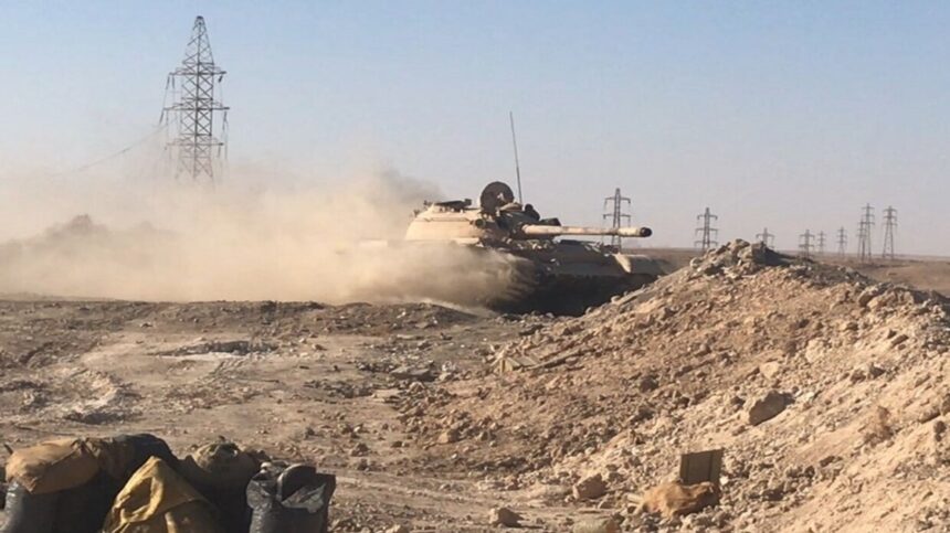Syrian army tank