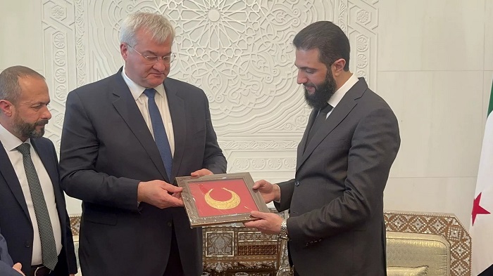 Ukrainian delegation meets Al Sharaa in Damascus
