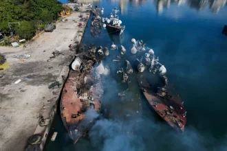 Syrian fleet destroyed