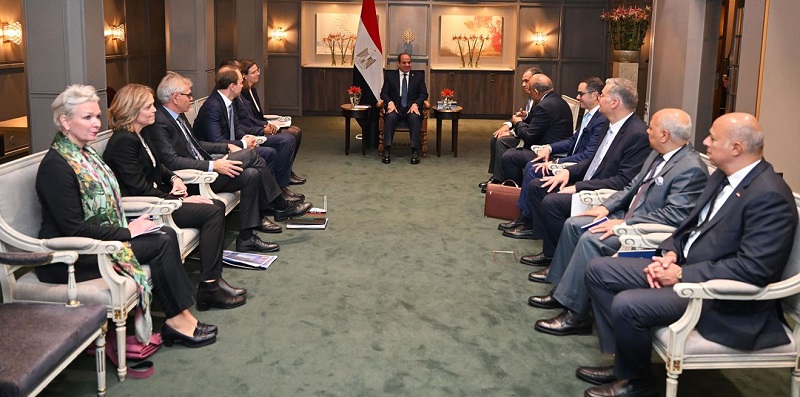 President Sisi with Norwegian CEOs