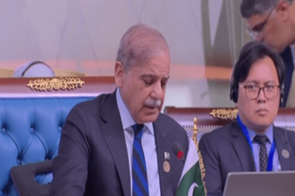 Pakistani Prime Minister Muhammad Shehbaz Sharif