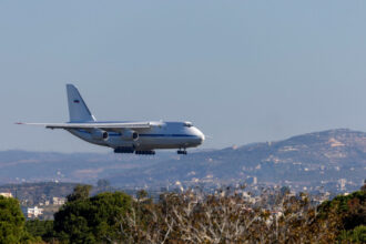 Russian Antonov 124 over Syria