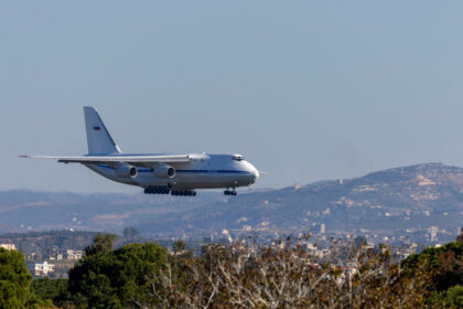 Russian Antonov 124 over Syria