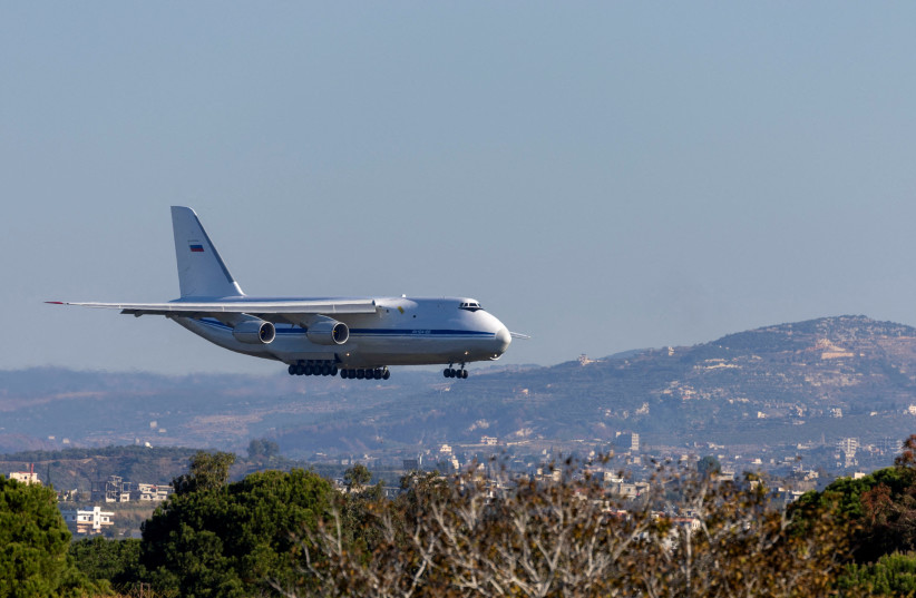 Russian Antonov 124 over Syria