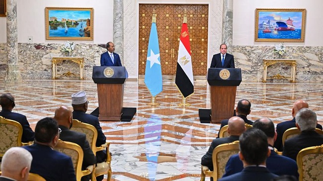 President Sisi and Somali President