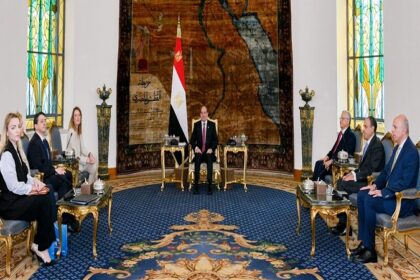 President Sisi meets President European council