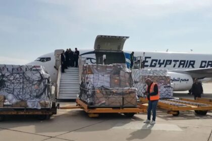 Egypt sends 15 tons of relief aid, medicine and food to Syria