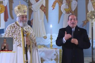 President Sisi and Pope Tawadros