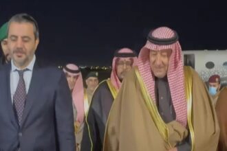 High ranking Syrian delegation headed by Foreign Minister Asaad Al-Shaibani arrives in Riyadh