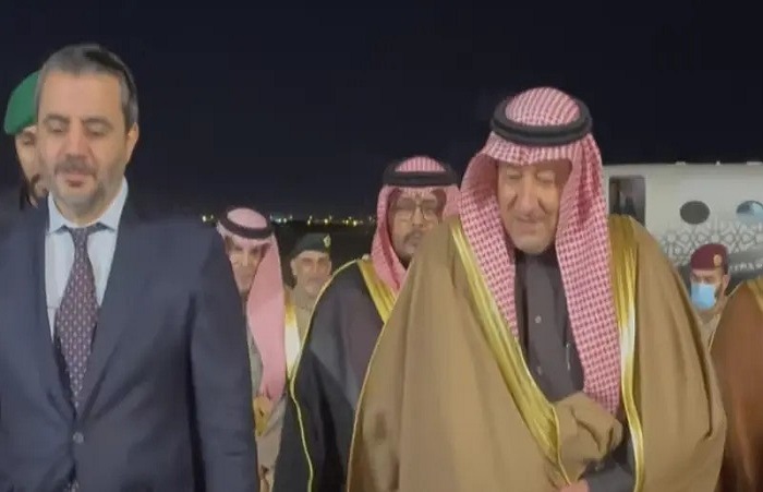 High ranking Syrian delegation headed by Foreign Minister Asaad Al-Shaibani arrives in Riyadh