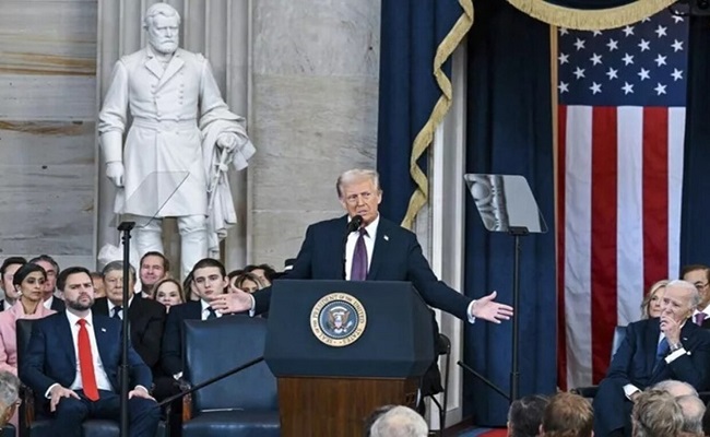 Trump inauguration speech