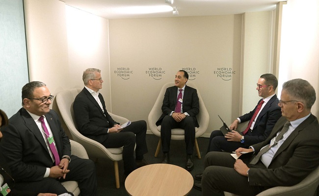 Egypt's Pirme Minister and Maersk's CEO