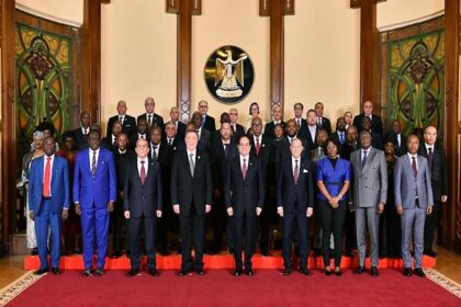 President Sisi meets Heads of African Constitutional and Supreme Courts