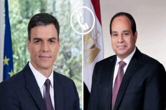President Sisi call with Spanish Prime Minister