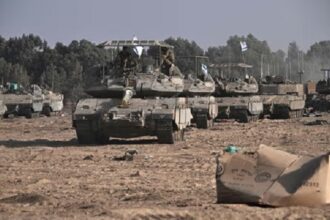 Israeli tanks in Gaza