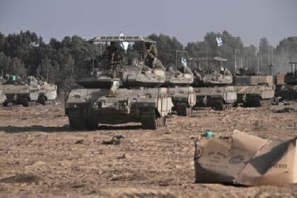 Israeli tanks in Gaza