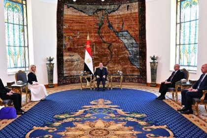 President Sisi and Mrs. Annita Demetriou