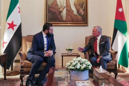 King Abdallah and President Al-Sharaa