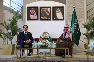 Marco Rubio is in Saudi Arabia