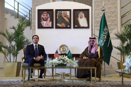 Marco Rubio is in Saudi Arabia