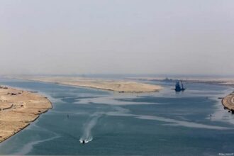Suez Canal Double lane